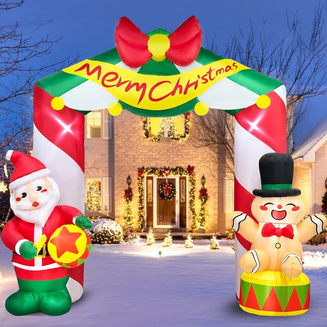 Decoraciones inflables navideñas para exteriores de Santa Danxilu de 6 pies
