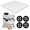 White-15.7x13inch, variant on Appliance Sliding Tray White 15.7x13inch Kitchen Counter Use