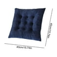 thumbnail image 2 of Anckoeil 15.7"×15.7" Indoor Outdoor Garden Patio Home Kitchen Office Chair Seat Cushion Pads, 2 of 4