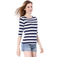 thumbnail image 4 of Camisa Allegra K Halloween con cuello redondo, corte ajustado, talla mediana, 4 of 7