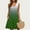 B2 Green sundresses for women clearance under $5, variant on Women Dresses Xqxayjr Women Summer Casual Sun Dresses Sleeveless Knee Length Scoop Neck Wedding Guest Dresses Flowy Swing Gradient Color Trendy Beach Party Dress
