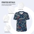 thumbnail image 5 of Rocae Merry Christmas for Breathable Men's Baseball T-Shirt Fashionable Casual Baseball Jersey, Moisture-wicking Sportswear X-Large, 5 of 9