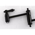 thumbnail image 3 of Kingston Brass Heirloom Wall Mounted Pot Filler Faucet Matte Black, 3 of 5