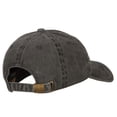 thumbnail image 4 of Chicago Flag Embroidered Unstructured Cotton Cap - Black OSFM, 4 of 5