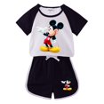 thumbnail image 1 of 2023 Kids Cartoon Disney Minnie Mickey Mouse Clothes Sets 100%Cotton Baby Sports Sets Boy Girl Tee+ Shorts Sets Toddler Suit18M Gao Jinjia LED, 1 of 2