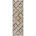 thumbnail image 2 of Addison Rugs Dream Shag Premium Machine Washable Transitional Diamonds Gray Runner Rug, 2'3" x 7'6", 2 of 8