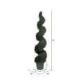 thumbnail image 2 of Vickerman 72" Artificial UV Resistant Pond Cypress Spiral in Two Tone Green Pot., 2 of 4