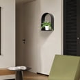 thumbnail image 3 of LENLN Floating Shelves Wall Mounted Set of 2, Metal Wall Shelf, Rustproof Heavy Duty Corner Storage for Bathroom Kitchen Living Room Entryway, 3 of 7
