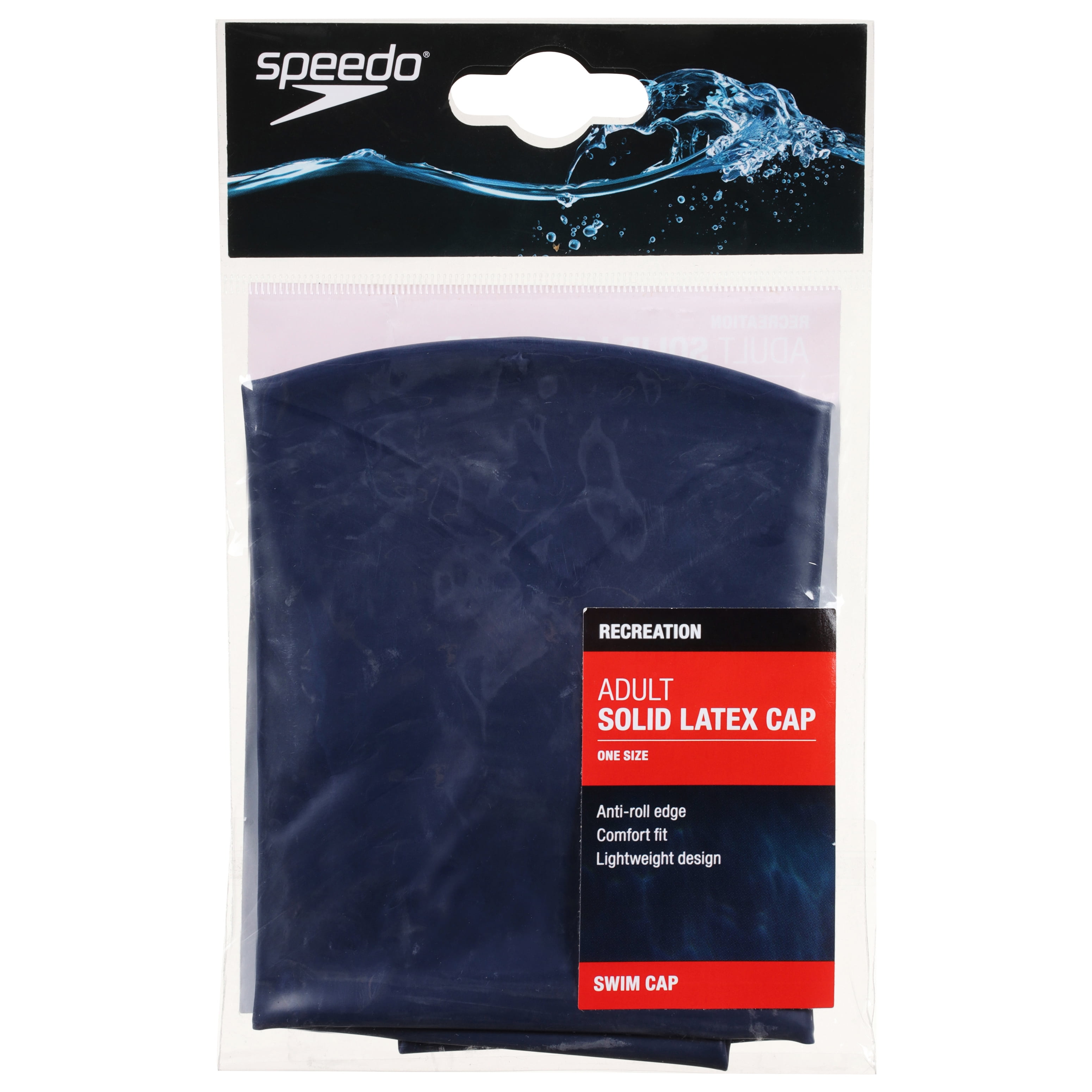Speedo Solid Latex Swim Cap
