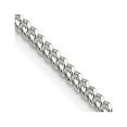 thumbnail image 6 of 925 Sterling Silver 2mm Curb Chain Anklet, 6 of 7