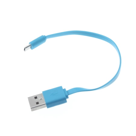 Short USB Cable for Arlo Pro / Pro 2 Security Cameras - MicroUSB Charger Cord Power Wire Flat Fast Charge Sync Blue Compatible With Arlo Pro and Pro 2 Models price history on PriceWatchPro