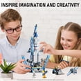 thumbnail image 2 of 551 PCS Building Blocks Toys for 6+ Years Kids Gift Idea Life Space Exploration Shuttle Toys, Space Toy Space Launcher for Boys Girls, 2 of 7