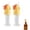2PCS Red, variant on Water Bottle Spout Conversion Cap with Straw, Soda Can Lids with Straw, Plastic Straws Reusable, Flip Top Universal Spout Lid Converter, Straw Toppers