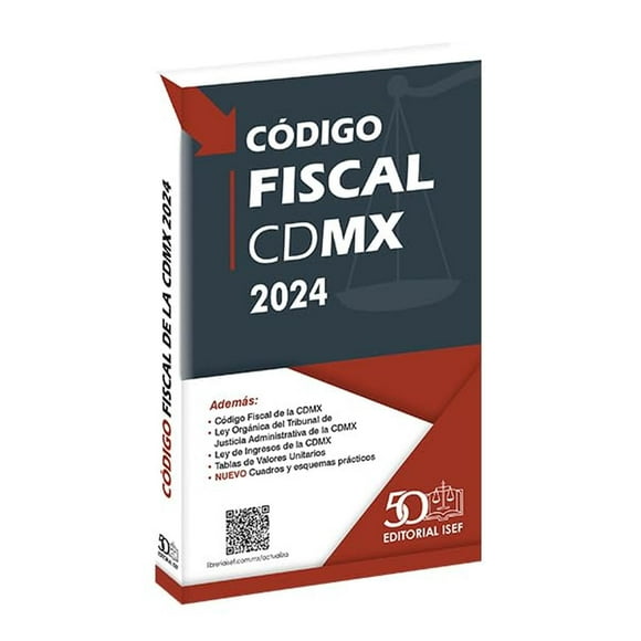 Libro Codigo Fiscal De La Ciudad De Mexico Economico 2024 Tapa Blanda, Autor Ediciones Fiscales Isef, Editorial Ediciones Fiscales Isef Sa