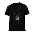 thumbnail image 6 of Men Vintage Rock Guitar USA Flag Graphic T-Shirt, "Rockin' In The USA" Crew Neck Poly Cotton Short Sleeve Patriotic Music Tee, 6 of 8