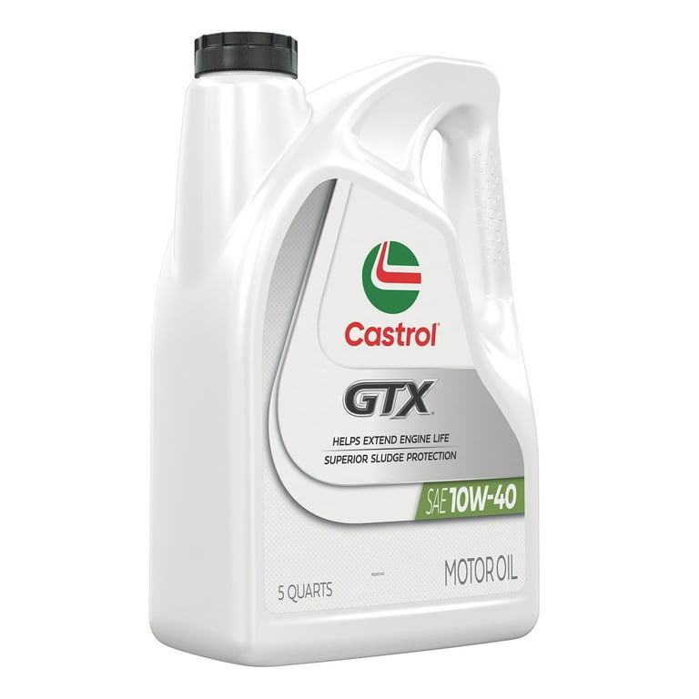 Castrol GTX 10W-30 Conventional Motor Oil, 5 Quarts, Case of 3