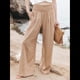 thumbnail image 4 of Pantalones Palazzo de para Mujer Color Caqui M, 4 of 8