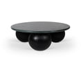 thumbnail image 1 of Meridian Furniture Treviso Green Marble and Mango Wood Coffee Table, 1 of 7