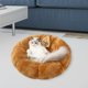 thumbnail image 5 of Cama para gatos, cojín antideslizante para tienda de campaña para gatitos, manta calmante para dormir lavable, nido cálido marrón Yuyangstore gatos perros cama, 5 of 8