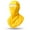 Yellow-Code, variant on Face Mask UV for for Men Women for Sun Hood Lightweight Ski Motorcycle Running Riding Full Face Mas