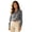 Black, variant on Shirts for Women Casual Plaid Ruffle Collar Long Sleeve Button Front Regular Fit Work Wear Shirt