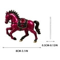 thumbnail image 3 of DAMAI Horse Ornaments for Christmas Tree, 2D Acrylic Horse Decorations, Vintage Farm Xmas Tree Animal Hanging Ornaments, Decorative Holiday Accent for Home, Tabletop, Wall, and Window, 3 of 6
