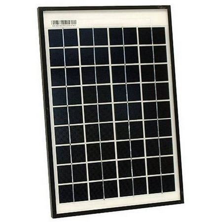 10w Solar Panel - ALEKO SPU10W24V Monocrystalline Modules Solar Panel, 10W. 24V