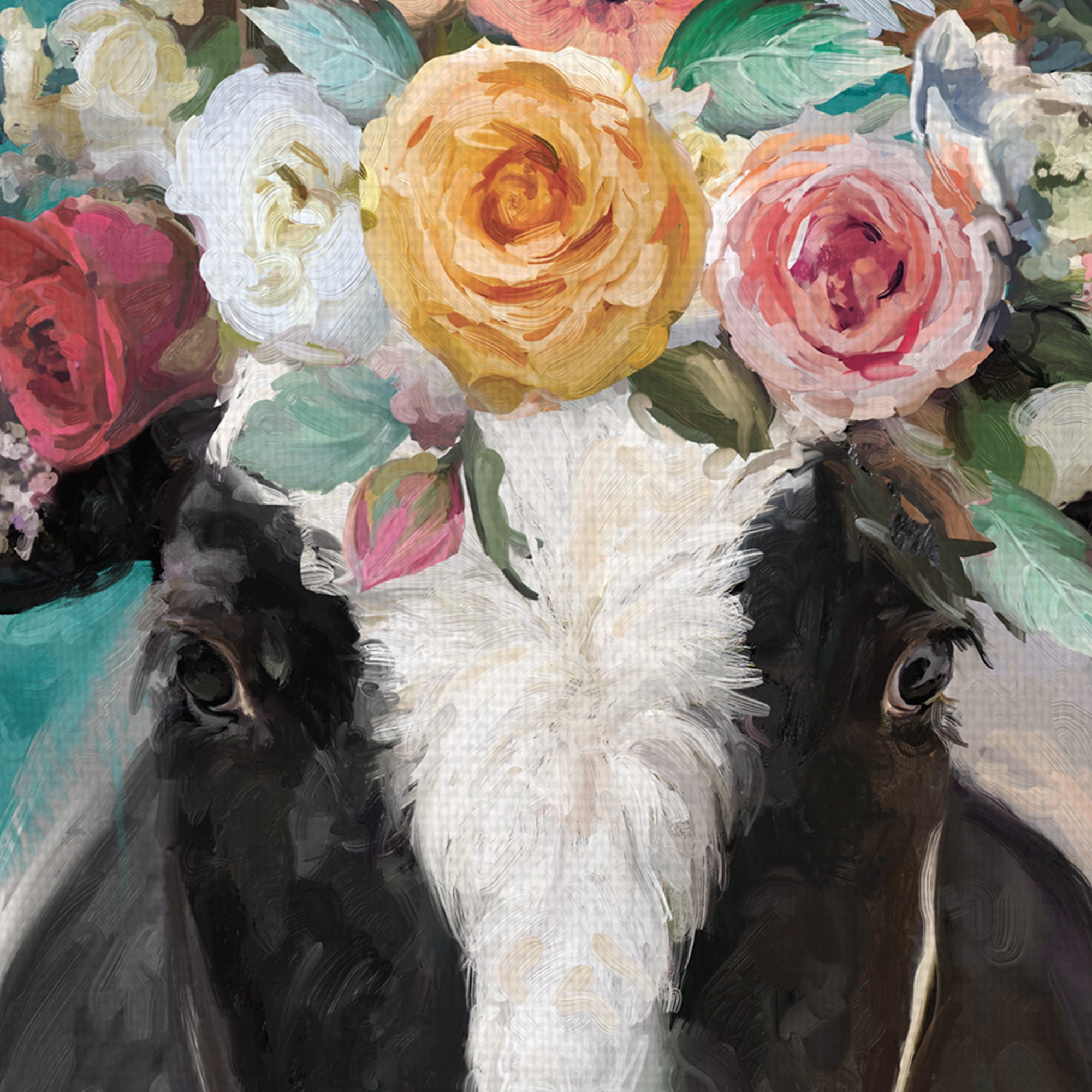 Fancy Cows I, II by Studio Arts Canvas Art