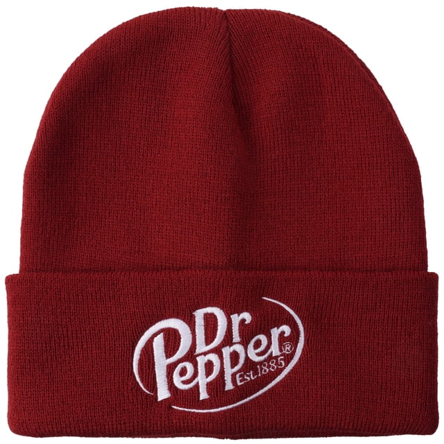 Gorro Bioworld Dr Pepper Bordado de Acrílico Rojo