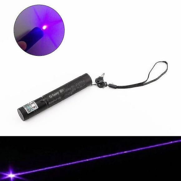 Laser 301 Purple Laser Pointer Pen Adjustable Focus Super Laser Visible Beam 405nm 5mw