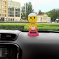 thumbnail image 4 of 1/4 Pieces Easter Rabbit Solar Dancing Toys Bunnies Car Dancer Doll Cute Rabbit with Eggs Car Windowsill Decor Toys SunCatcher Car Desk Decor, 4 of 5