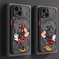 thumbnail image 2 of Funda de teléfono de Mickey y Minnie Love de Disney para Apple iPhone 15, 16 Pro Max, 13, 14 Plus, 12 Mini, 11 Pro, XR, 8, SE, 7, 6S, XS MAX, cubierta mate, 2 of 5
