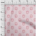 thumbnail image 1 of oneOone Cotton Poplin Twill Medium Pink Fabric Ethnic Block Fabric For Sewing Printed Craft Fabric By The Yard 56 Inch Wide, 1 of 4