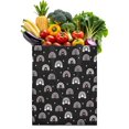 thumbnail image 1 of Boho Chic Tribal Canvas Shopping Bag – Ink Style Reusable Handbag, 1 of 4