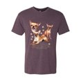 thumbnail image 2 of Wild Bobby, If It's Not a Chihuahua It's Just a Dog Gift, Men Premium Tri Blend Tee, Vintage Purple, Medium, 2 of 4