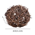 thumbnail image 2 of Norbi Natural Vine Balls 3.15/3.94/4.72 Inches Diameter Christmas Rattan Balls for Fairy Garden Decor Christmas Hanging Balls Craft Diy Wedding Party Decoration Vase Filler Bird Toys Balls, 2 of 7