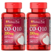 Puritan's Pride Q-SORB Co Q-10 200 mg - 240 Rapid Release Softgels Heart Health (2 PACK)