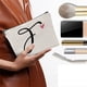 thumbnail image 3 of Bolsa de maquillaje You Send Love: estuche organizador de artículos de tocador de viaje con cierre de cremallera, ideal para guardar cosméticos para mujeres y amigas, regalo perfecto para viajes y, 3 of 5