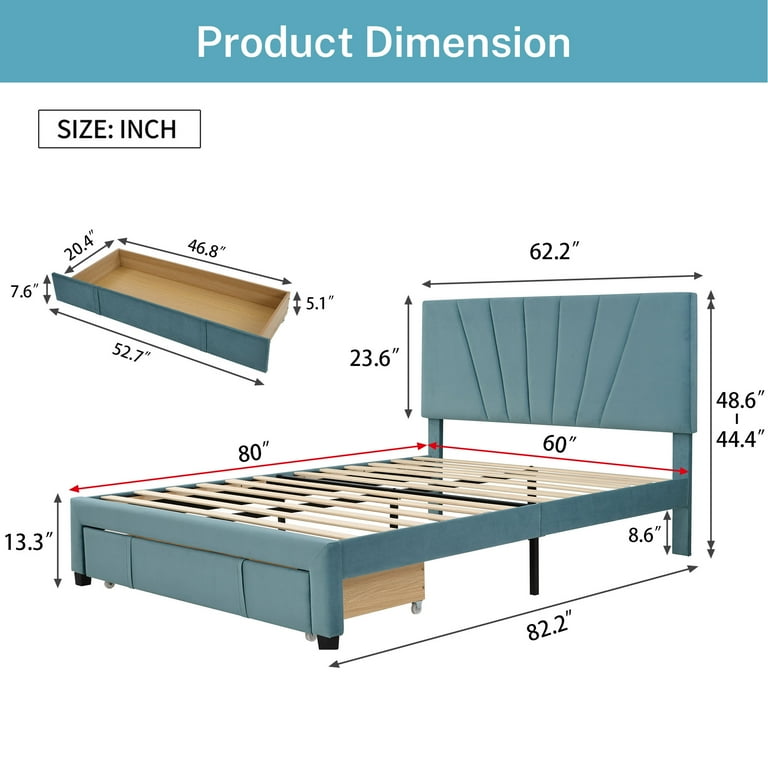 Bedroom dimensions for queen bed deals