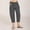 Dark Gray-01, variant on LIBRCLO Capri Pants for Women Drawstring Elastic Waist Pants with Pockets Casual Summer Trousers
