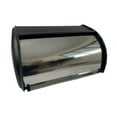 thumbnail image 2 of Fiocias Bread Box Multipurpose Bread Bin with Roll Lid Bread Keeper Bread Storage Holder Black, 2 of 9