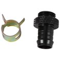thumbnail image 3 of 4Pcs Barb Fitting Computer Water Cooling Radiator Copper Heatsinks Cooler Clamp for 3/8 Inch Id Tubing G1/4 Chromed Del, 3 of 8