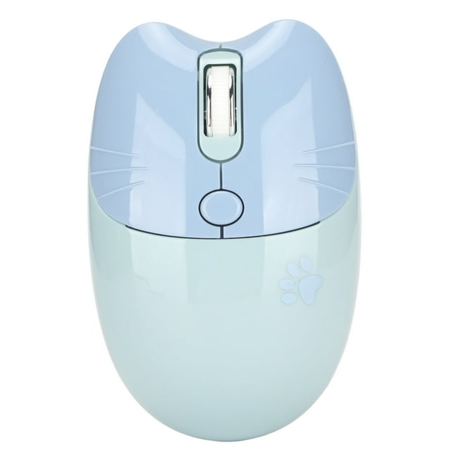 Wireless Wireless Mouse Cute Cartoon Cat 2.4G Dual Mode Computer Tablet Three Level DPI Mini Silent Wireless Mouse