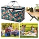 thumbnail image 5 of Nuevo Hielo Aislada Cesta Picnic Hielo Plegable para Exteriores Portátil para Llevar Comida Rápida Cesta Compras Portátil para Picnic (Spring Picnic Basket), 5 of 9