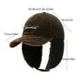 thumbnail image 3 of Winter Hat with Ear Flaps for Men and Women, Thermal Fleece Lined Beanie for Cold Weather, Windproof Ski Snowboard Hiking Outdoor Activities, Adjustable Knit Cuff Trapper Hat, 3 of 6