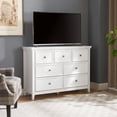 thumbnail image 2 of DEALTOPS Stylish Wooden 7-drawer Dresser, Spacious and Versatile Chest of Drawers, White, 2 of 8