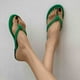 thumbnail image 2 of Amzcrzy Zapatos de mujer,Zapatos de mujer,Zapatillas de mujer, Sandalias planas informales con punta de clip y suela tejida para mujer Sandalias Mujer Zapatillas De Casa, 2 of 5