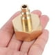 thumbnail image 3 of Conector rápido para compresor de aire a adaptador de manguera de jardín de 3/4" para sistemas de riego de caravanas, fontanería exterior, manguera de jardín dorada, 3 of 7