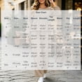 thumbnail image 4 of DYTTDG Women's Plaid Print 2-Piece Outfit Set | Long-Sleeve Crew-Neck Ruffle-Hem Top & Elastic Drawstring-Waist Pocket Wide-Leg Pants for Daily Casual Wear, 4 of 8