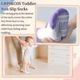 thumbnail image 4 of SPTRAMLE Toddler Girls Non Slip Socks 15 Pairs Toddler Socks Anti Skid Sock for 0-7 Years Girls Kids, 4 of 6